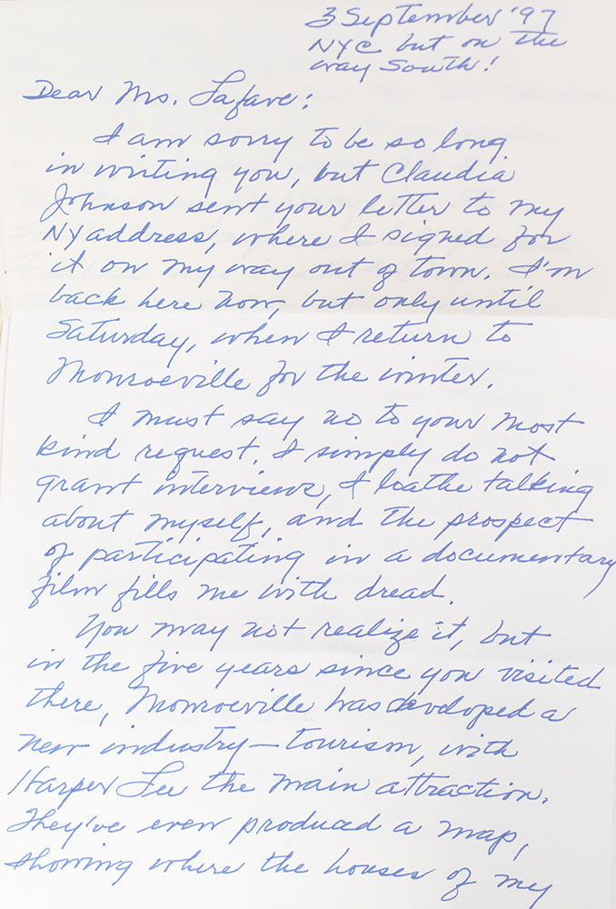 To Kill a Mockingbird.