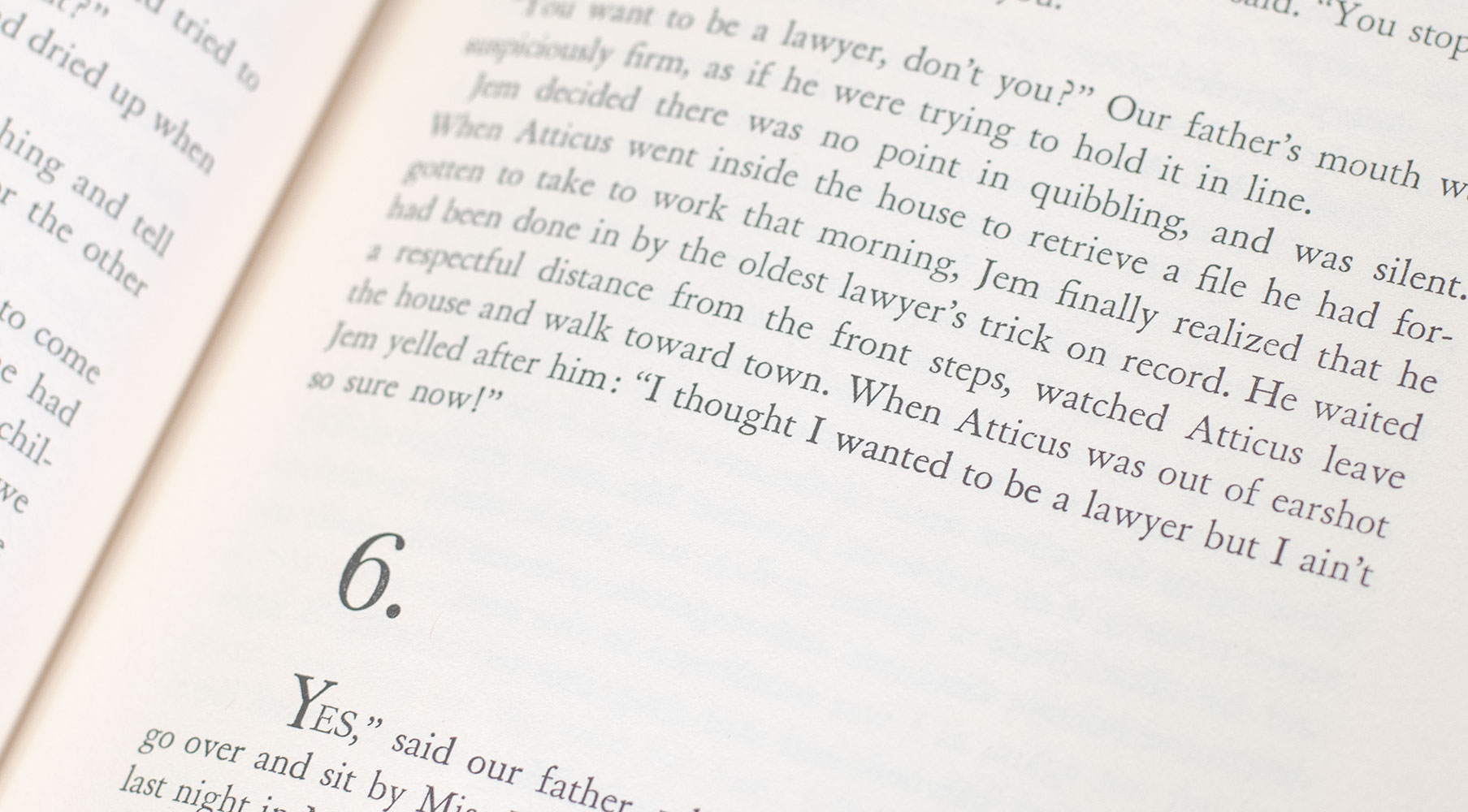 To Kill a Mockingbird.