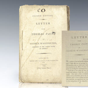 Letter From Thomas Paine to George Washington, President of the United States of America.