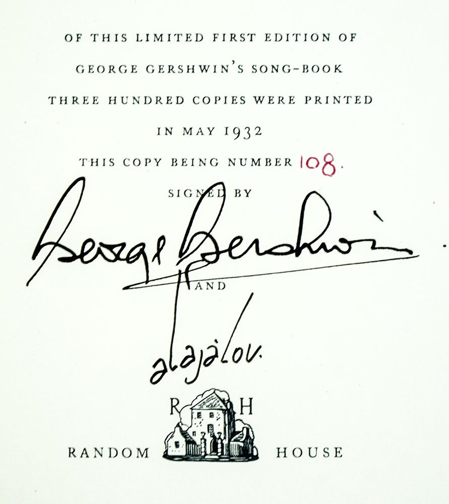 George Gershwin's Song-Book