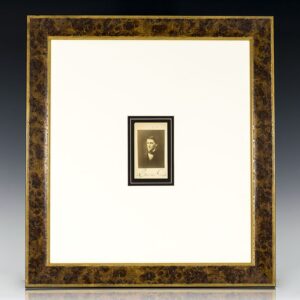 Ralph Waldo Emerson Signed Carte-de-Visite.