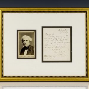 Michael Faraday Autograph Letter Signed.