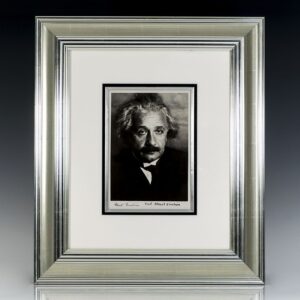 Albert Einstein Signed Martin Vos Photograph.