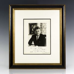 John F. Kennedy Signed Photograph.
