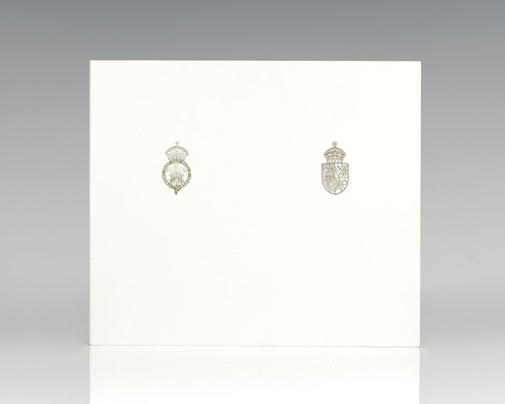 Princess Diana and Prince Charles Signed Christmas Card