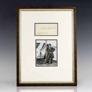 Ulysses S. Grant Autograph.