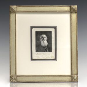 Leo Tolstoy Signed Photograph