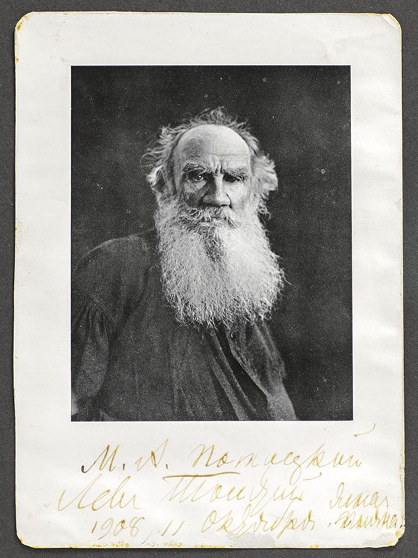 Leo Tolstoy Signed Photograph