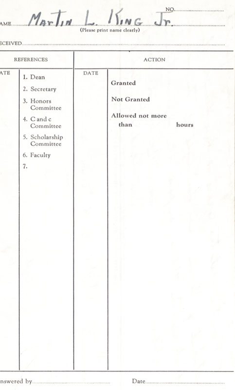 Martin Luther King Hand-written Autograph Letter Signed