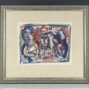 Henry Miller Original Watercolor Painting.