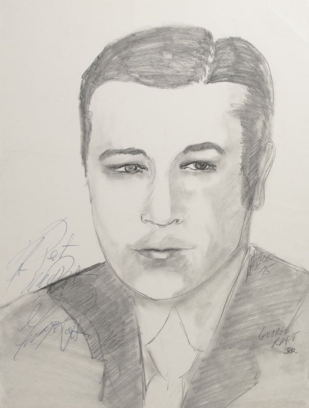 Collection of Hollywood Actors Signed P.B. Socci Sketches