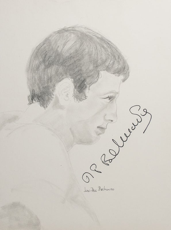 Collection of Hollywood Actors Signed P.B. Socci Sketches