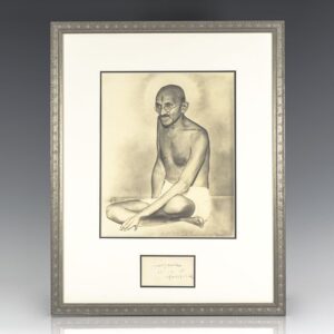 Mohandas K. Gandhi Autograph