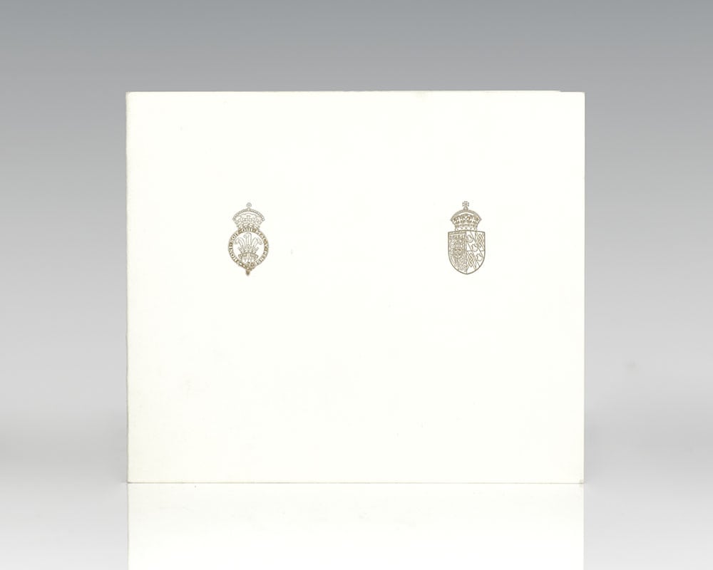 Princess Diana and Prince Charles Signed Christmas Card