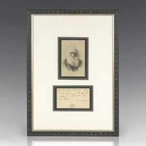 Charles Darwin Autograph Note Signed To Alfred Russel Wallace.