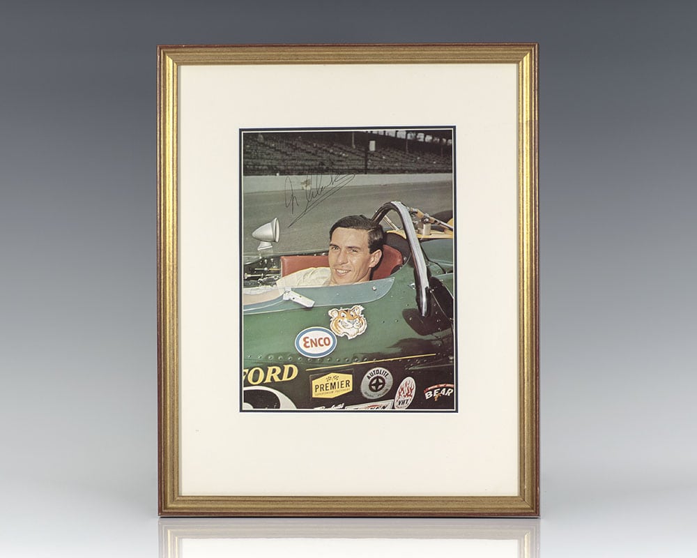 Jim Clark Signed Photograph.