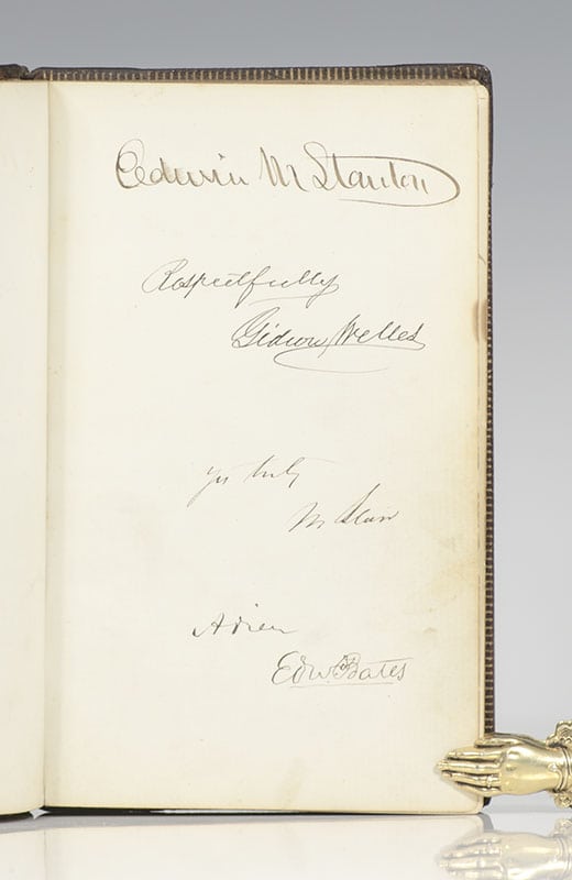 Autograph Album Signed by Abraham Lincoln