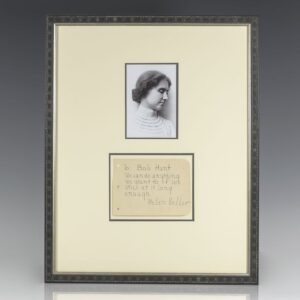 Helen Keller Autograph Note Signed