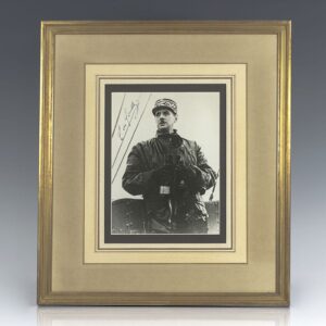 Charles de Gaulle Photograph Signed.