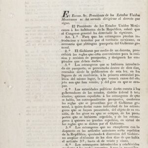 The Law of March 12, 1828