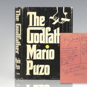 First edition of The Godfather; inscribed by Mario Puzo to to Hollywood screenwriter Barry Beckerman and his wife
