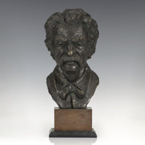 Sculptural Bust of Samuel Clemens [Mark Twain].