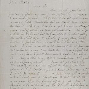 John Brown Autograph Letter Signed