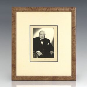 Winston S. Churchill Signed Photograph.