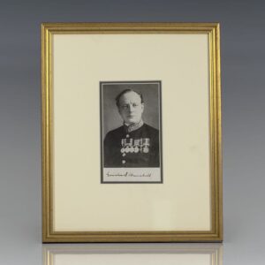 Winston S. Churchill Signed Photograph.