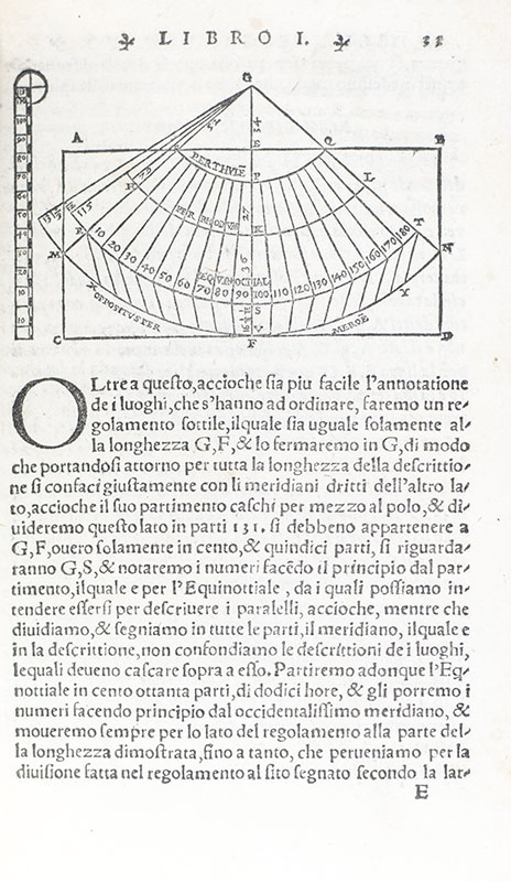 Le Geographia di Claudio Ptolemeo Alessandrino, Con alcuni comenti & aggiunte fattevi da Sebastiano munstero, Con le tavole non solamente antiche & moderne solite di staparsi
