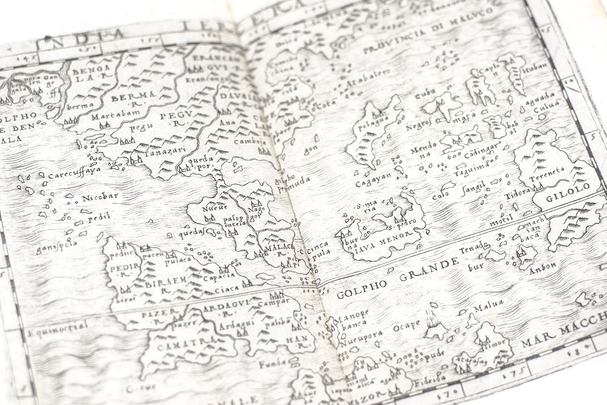 Le Geographia di Claudio Ptolemeo Alessandrino, Con alcuni comenti & aggiunte fattevi da Sebastiano munstero, Con le tavole non solamente antiche & moderne solite di staparsi