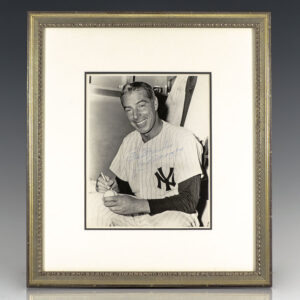 Joe DiMaggio Signed Photograph.