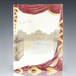 Christian Dior Signed 1954 Paris Winter Collection Program