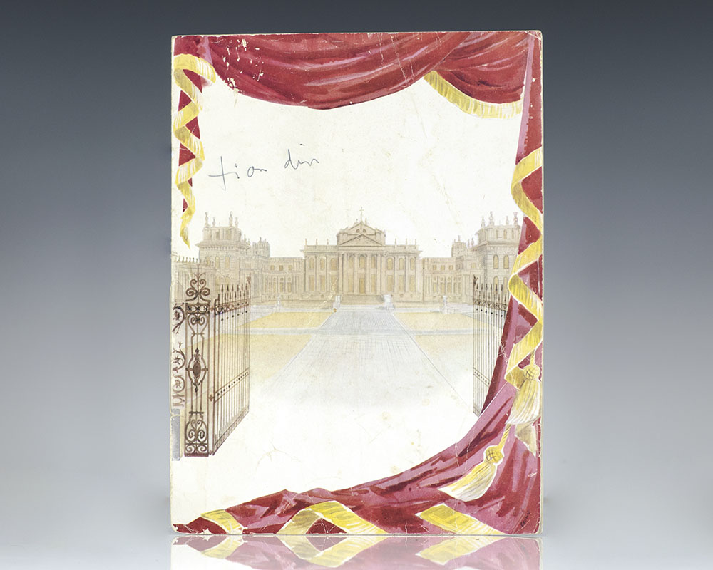 Christian Dior Signed 1954 Paris Winter Collection Program
