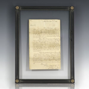 George Washington Autograph Letter Signed