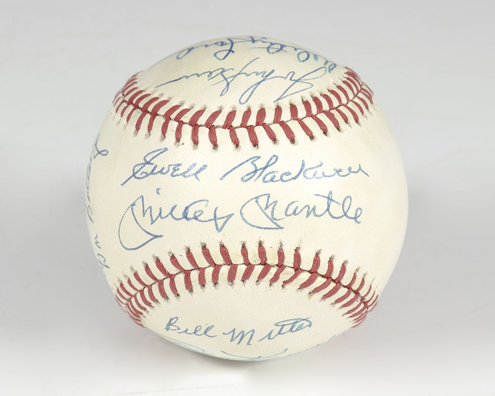 New York Yankees Signed 1953 Baseball.
