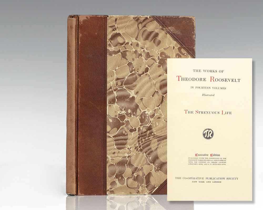 The Works of Theodore Roosevelt Executive Edition Salesman's Dummy