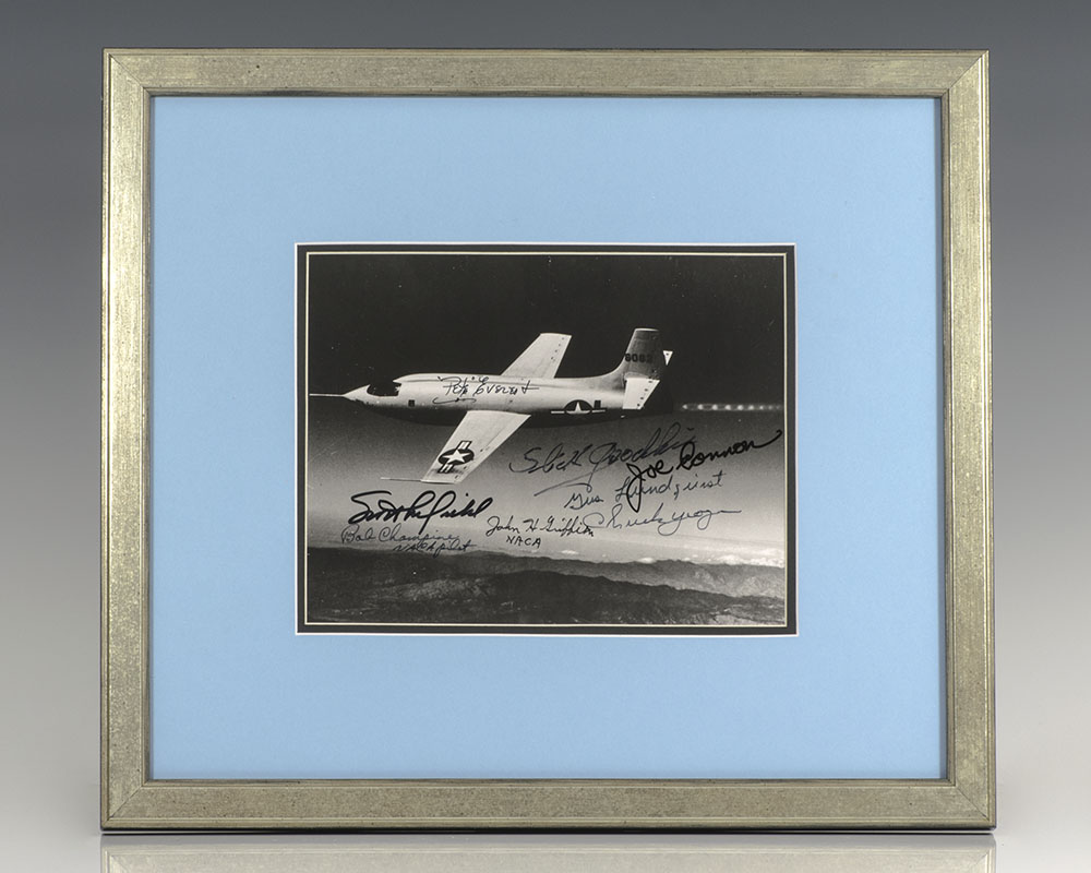 X-1 Test Pilots Signed Photograph