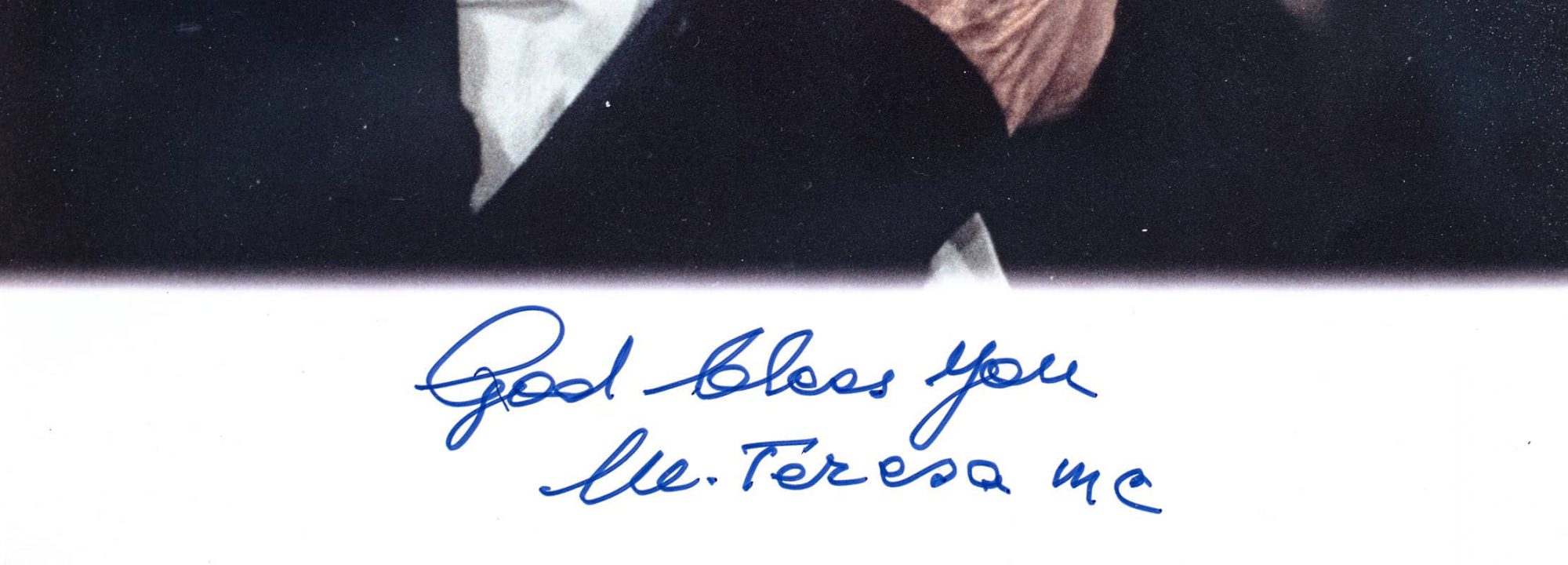 Mother Teresa Signed Photograph