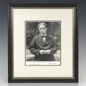 Albert Schweitzer Autograph Signed Photograph