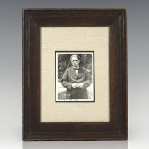 Albert Schweitzer Autograph Signed Photograph