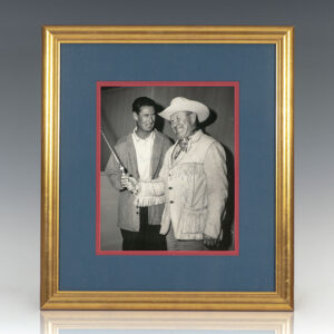 Ted Williams and Jim Thorpe Signed Photograph.