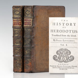 The History of Herodotus. Translated from the Greek. By Isaac Littlebury.