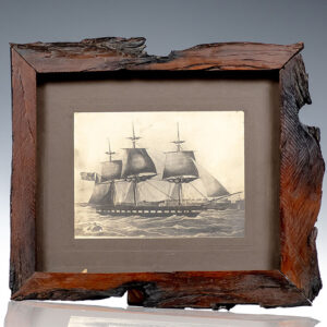 U.S.S. Constitution Original Recovered Timber Frame.