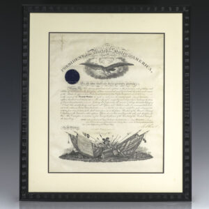 Ulysses S. Grant Signed Military Commission.