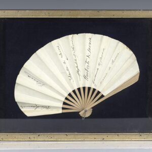 Umberto di Savoia Italian Royal Family Signed Fan.