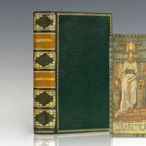 Cleopatra: Being an Account of the Fall and Vengeance of Harmachis, The Royal Egyptian, As Set Forth By His Own Hand. [Fore-Edge Painting].