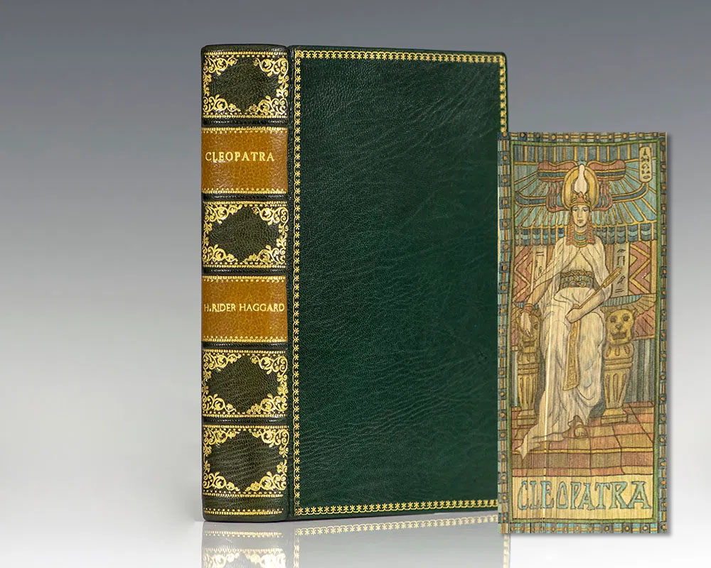 Cleopatra: Being an Account of the Fall and Vengeance of Harmachis, The Royal Egyptian, As Set Forth By His Own Hand. [Fore-Edge Painting].