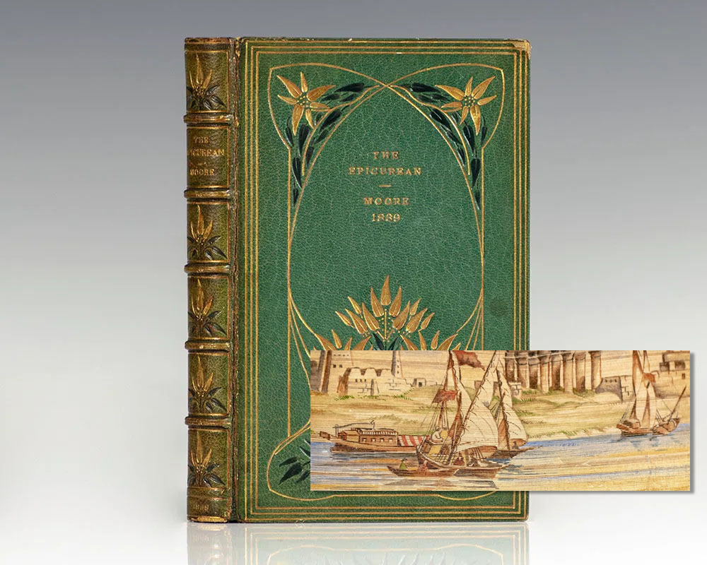 The Epicurean, A Tale. And Alciphron, A Poem. [Fore-Edge Painting].