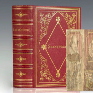 The Works of William Shakespeare. Life, Glossary, &c. [Fore-Edge Painting].